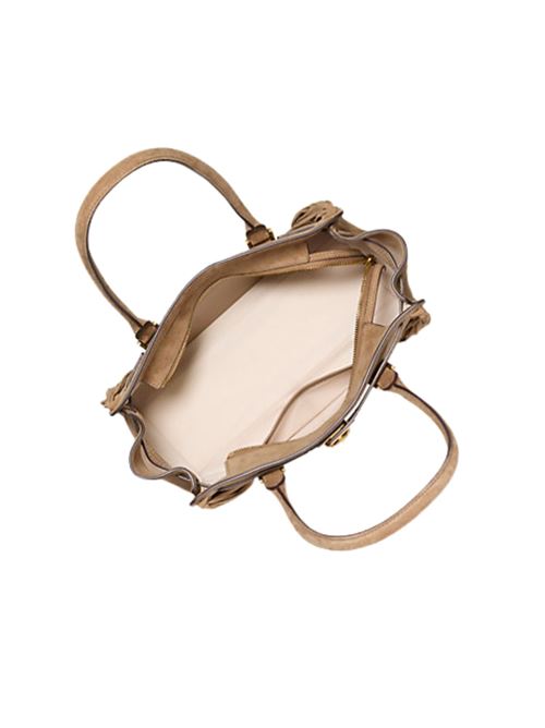 Borsa in pelle scamosciata con frange Michael Kors | 30F5ANXT0S297
